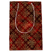 金ゴールドホリデースパークルダエレガントマスク ミディアムペーパーバッグ (正面)