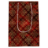 金ゴールドホリデースパークルダエレガントマスク ミディアムペーパーバッグ (裏面)