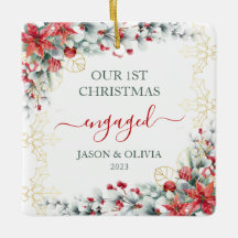 金ゴールドホリーグリーンフローラ1stクリスマス婚約した