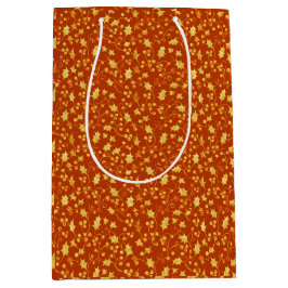 金ゴールドホリー ミディアムペーパーバッグ