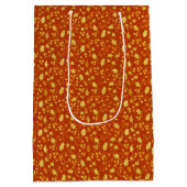 金ゴールドホリー ミディアムペーパーバッグ (裏面)