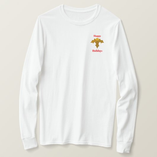 金ゴールドホリーTシャツ Tシャツ (デザイン正面)