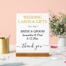 金ゴールドホワイトウェディングカードギフトタイポグラフィ