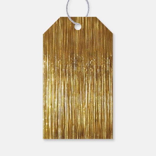 金ゴールドホワイトグラムティンセルストライプラベル ギフトタグ (裏面)