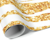 金ゴールドホワイトグリッターボホタイガー人気があるコレクション ラッピングペーパー (ロールコーナー)