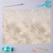 金ゴールドホワイトグリッツグリッターダイヤモンド 薄葉紙 (クラフト)