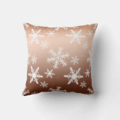 金ゴールドホワイトスノーフレーク クッション (裏面)