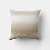 金ゴールドホワイトスパークルグリッターピースラブ  クッション (裏面)