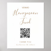 金ゴールドホワイトハネムーン結婚基金 箔ポスター (正面)