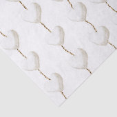 金ゴールドホワイトハート誕生日 薄葉紙 (詳細)