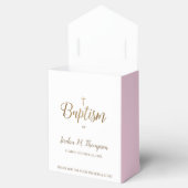 金ゴールドホワイトピンクの女の子バプティスマクロスありがとう フェイバーボックス (オープン)