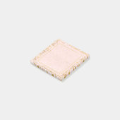 金ゴールドホワイトピンク紙吹雪 ポストイット (アングル)