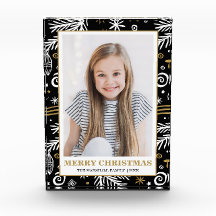 金ゴールドホワイトブラックドゥードルパインホリデー