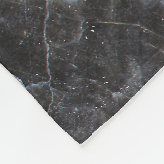 金ゴールドホワイトマーブルテクスチャデザイン フリースブランケット (角)