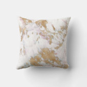 金ゴールドホワイトマーブルファミリー クッション (裏面)