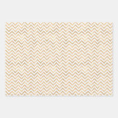 金ゴールドホワイトメタリック方形 ラッピングペーパーシート (正面2)