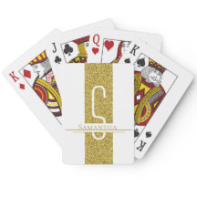 金ゴールドホワイトモノグラムグリッター