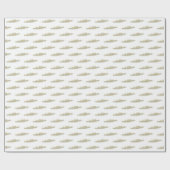 金ゴールドホワイトローイングローワーズクルーズチームウォータースポーツ ラッピングペーパー (フラット)