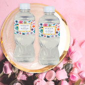 金ゴールドホワイトワイルドフラワーウォーター色春植物学 ペットボトルラベル