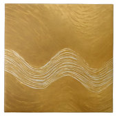 金ゴールドホワイトヴィンテージアールデコトレンディー収集 タイル (正面)