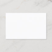 金ゴールドホワモダンイエレガントシンプルテンプレートルクセ 名刺 (裏面)