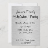 金ゴールドホースオンシルバーウエスタンホリデイ 招待状 (裏面)