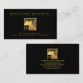 金ゴールドホーム景観シルエットプロパティマネージャ 名刺 (正面/裏面)