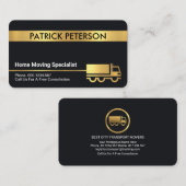 金ゴールドホーム移動サービス輸送 名刺 (正面/裏面)