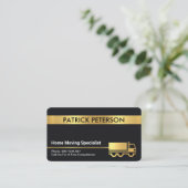 金ゴールドホーム移動サービス輸送 名刺 (スタンド正面)