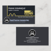 金ゴールドホーム移動縁ど線輸送ドライバ 名刺 (正面/裏面)