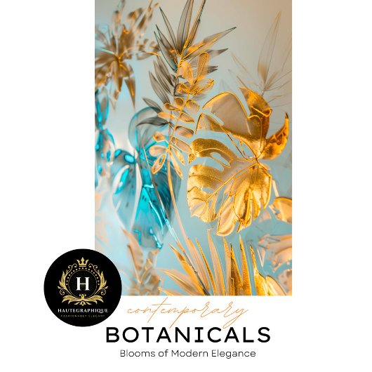 金ゴールドボタニカルグラムティッシュペーパー 薄葉紙