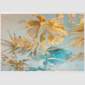 金ゴールドボタニカルグラムティッシュペーパー 薄葉紙 (正面)