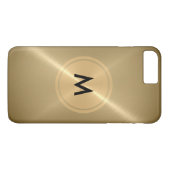 金ゴールドボタン及び青銅ステンレス鋼金属 Case-Mate iPhoneケース (裏面(横))