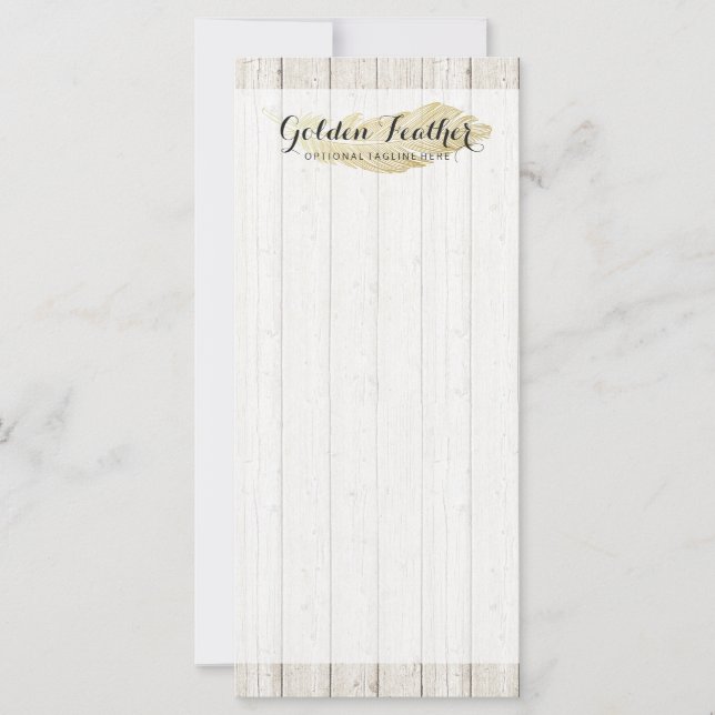 金ゴールドボヘミアン素朴フェザー (正面)