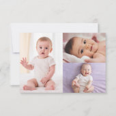 金ゴールドボホクロス3写真バプテスマサンキューカード サンキューカード (正面)