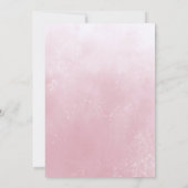 金ゴールドボホスティレット靴ブライダルブランチ招待 招待状 (裏面)