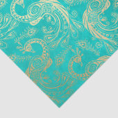 金ゴールドボホピーコックオンアクアデクページ 薄葉紙 (詳細)