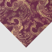 金ゴールドボホピーコックスオンパープルデコパージュ 薄葉紙 (詳細)