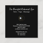 *~*金ゴールドボホ聖地ルナ月 スクエア名刺 (裏面)