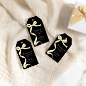 金ゴールドボーエレガント誕生日お願いギフトラベル ギフトタグ