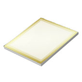 金ゴールドボーダー写真フレーム ノートパッド (回転)