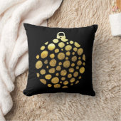 金ゴールドボーブルクリスマスグラム クッション (ブランケット)