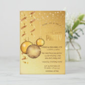 金ゴールドボール、ストリングライト会社クリスマスパーティー 招待状 (スタンド正面)