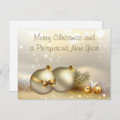 金ゴールドボール、ベルと星 シーズンポストカード (正面/裏面)