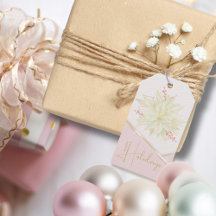 金ゴールドポインセチアトレンディースクリプトピンクハッピーホリデー