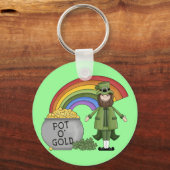 金ゴールドポット キーホルダー (正面)