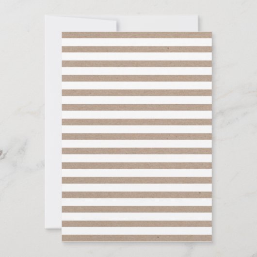 金ゴールドポリゴン素朴フローラ茶パーティー赤ちゃんシャワー 招待状 (裏面)