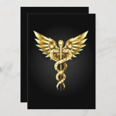 金ゴールドポリゴン記号のカドゥセウス シーズンカード (正面/裏面)