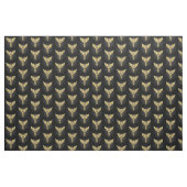 金ゴールドポリゴン記号のカドゥセウス ファブリック (ヤード)