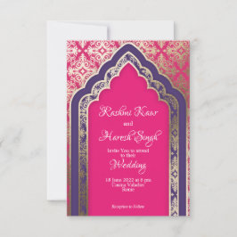 金ゴールドポータルインディアン  招待状